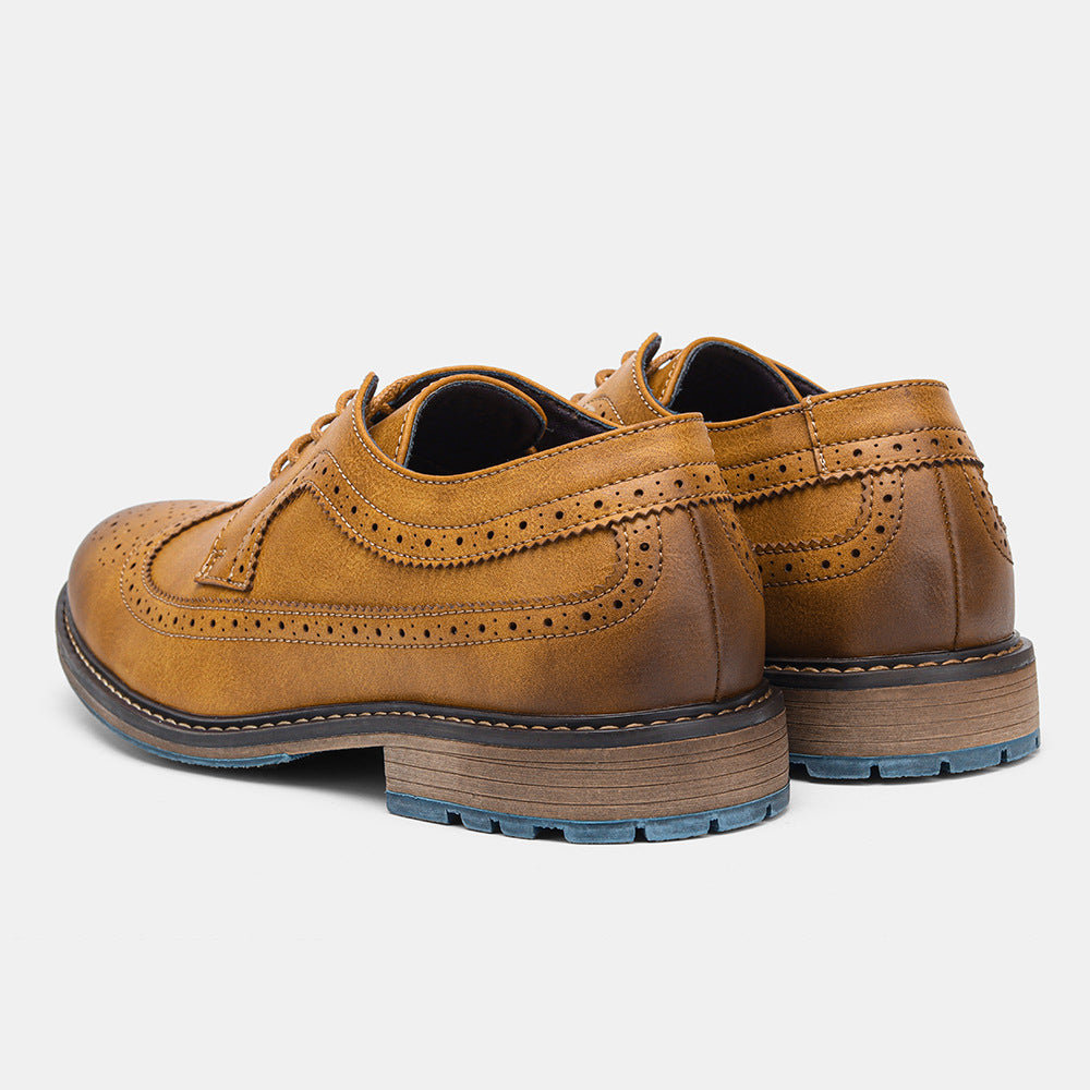 Men's Premium Leather Brogue Dress Shoes