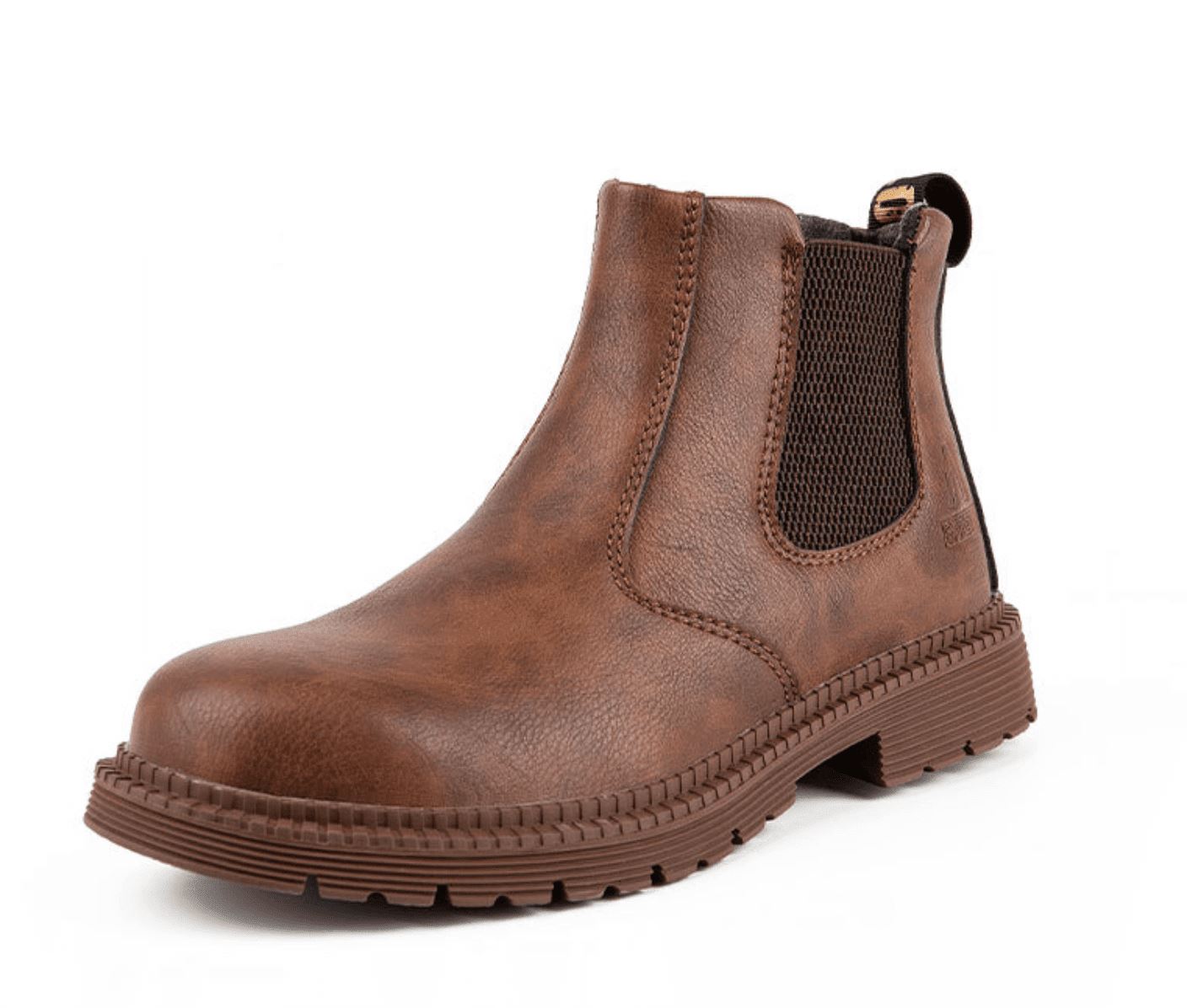 Men's Slip-On Classic Chelsea Boots with Cushioned Insole