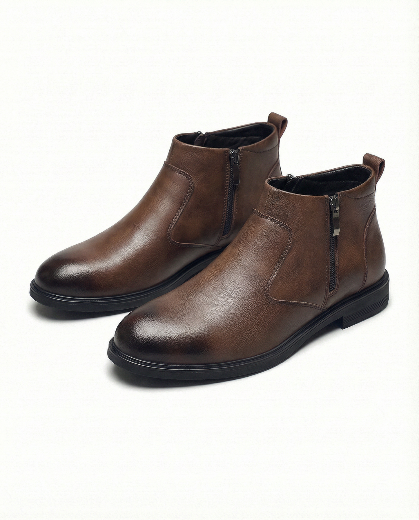 Men's Comfortable Classic Chelsea Boots with Side Zip Entry
