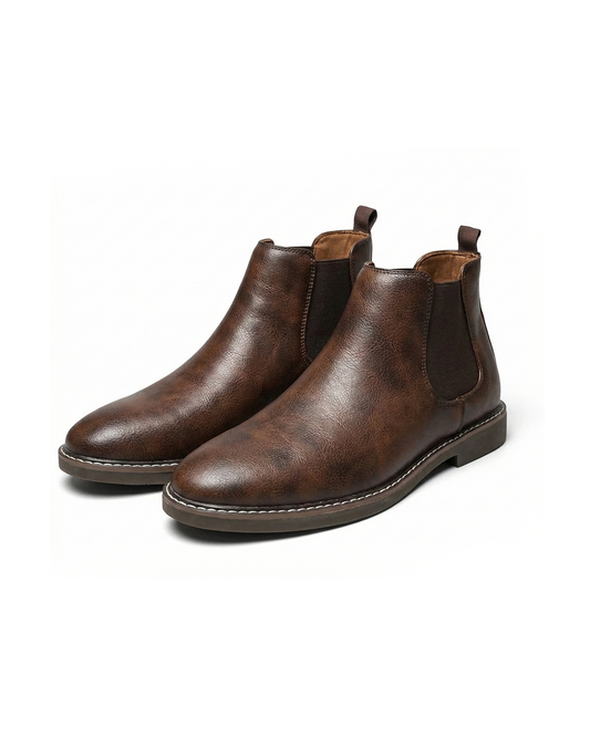 Premium Men's Slip-On Chelsea Boots for All-Day Comfort