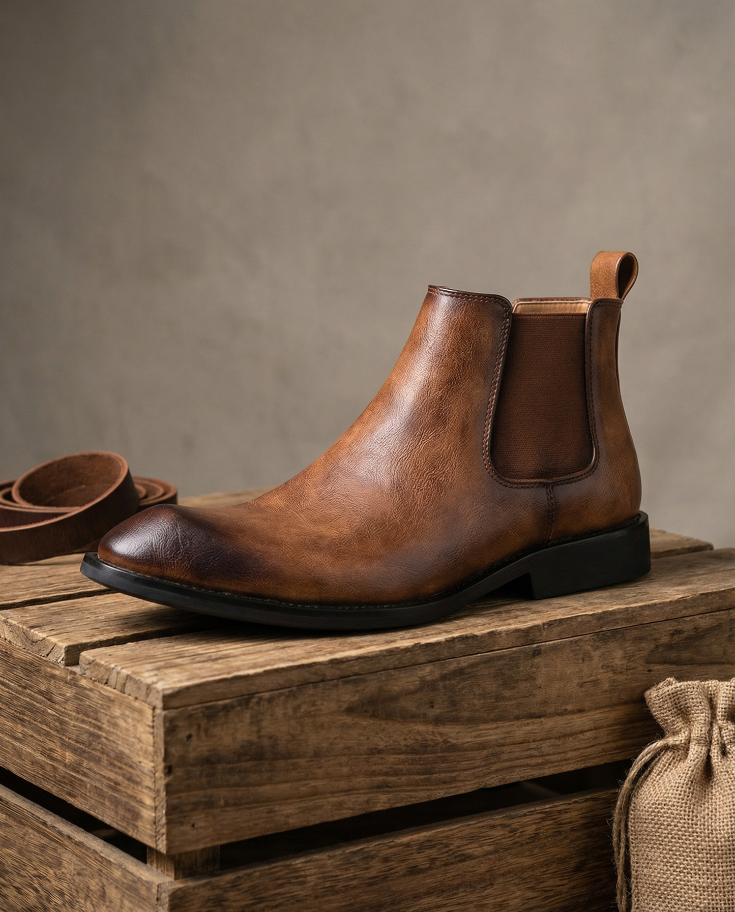 Men's Premium Full-Grain Classic Chelsea Boots
