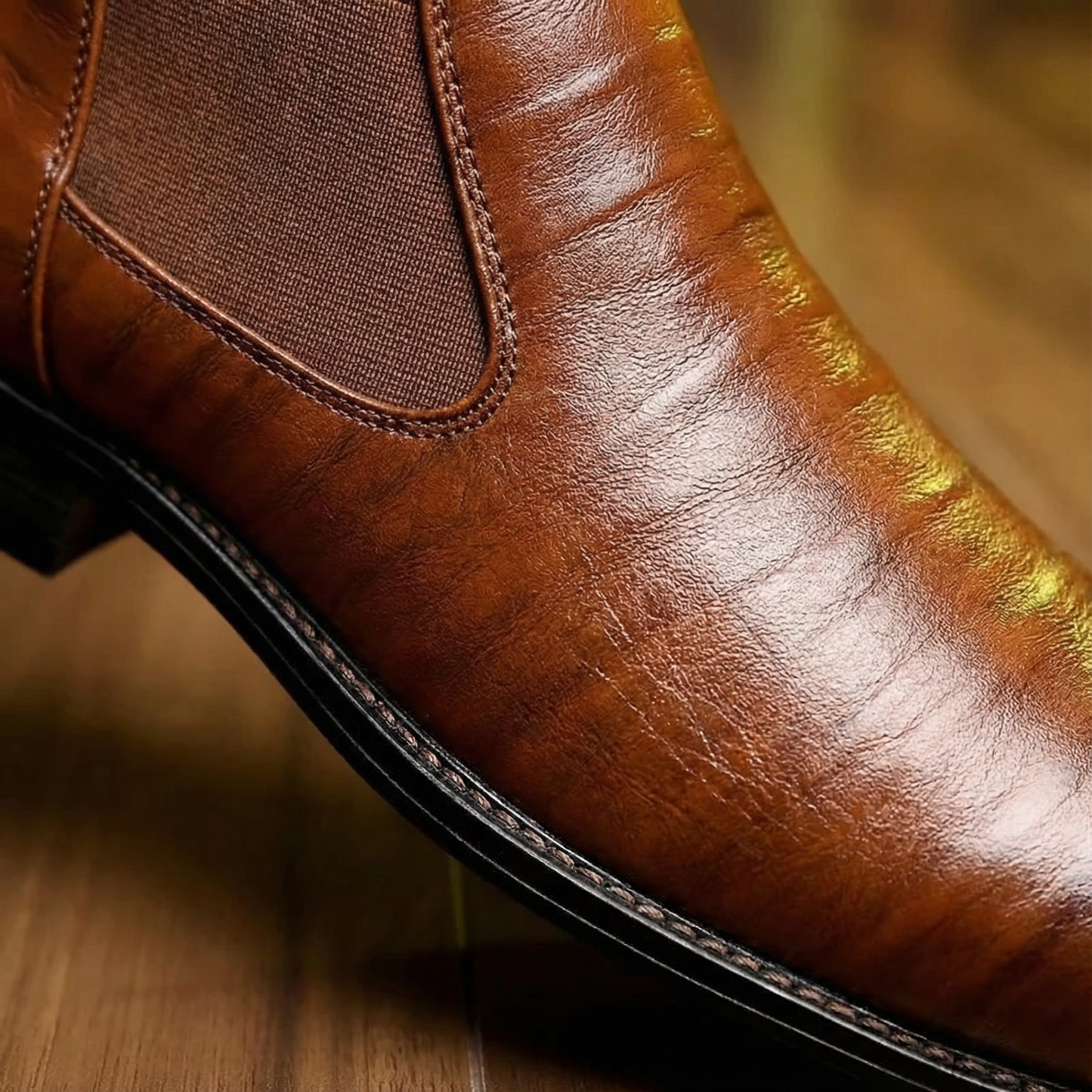 Men's Premium Smooth Leather Chelsea Boots