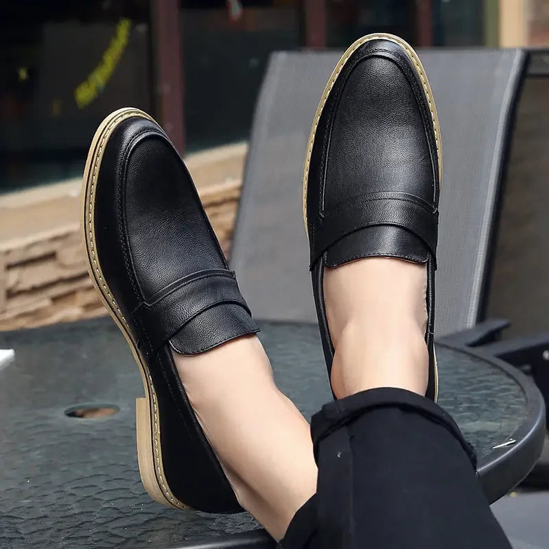 Men's Premium Slip-On Loafers with Comfort Lining