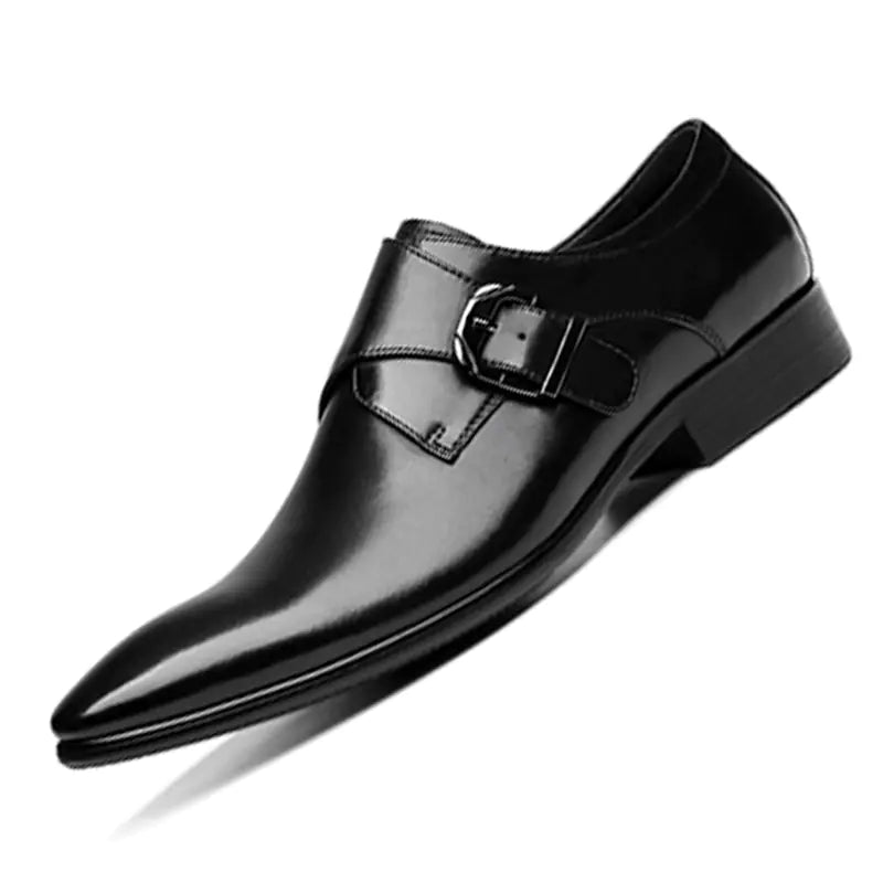 Men's Premium Monkstrap Dress Shoes with Adjustable Closure