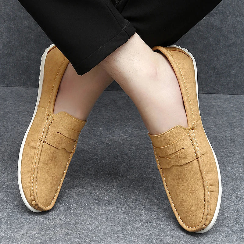Men's Premium Hand-Stitched Classic Penny Loafers
