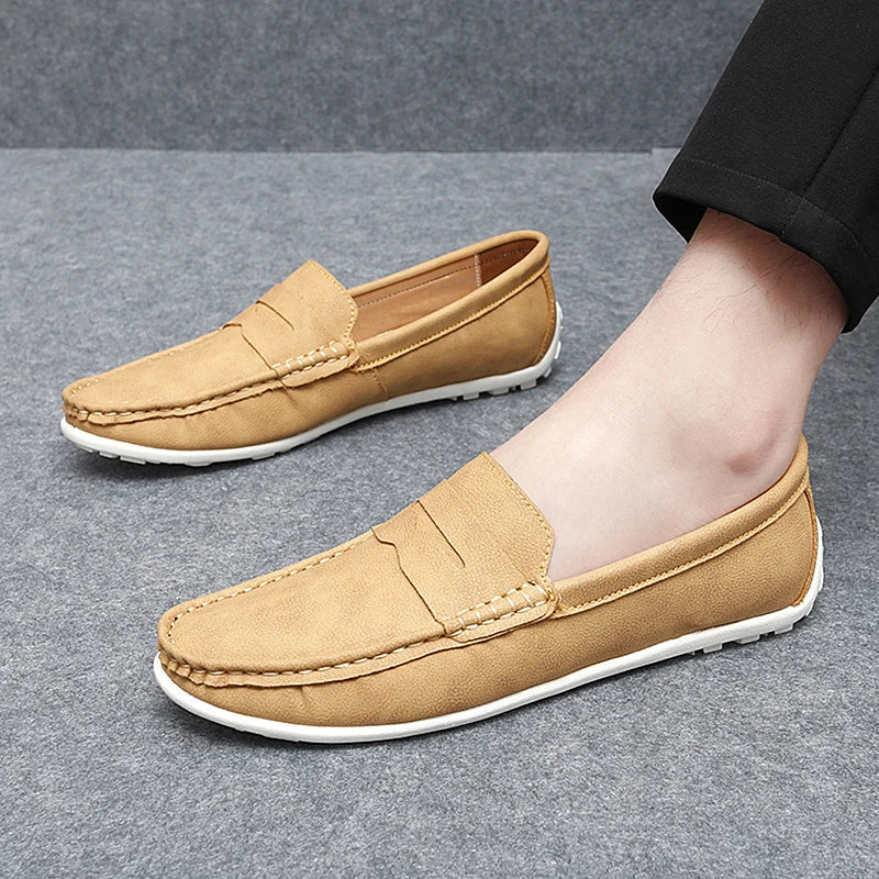 Men's Premium Hand-Stitched Classic Penny Loafers