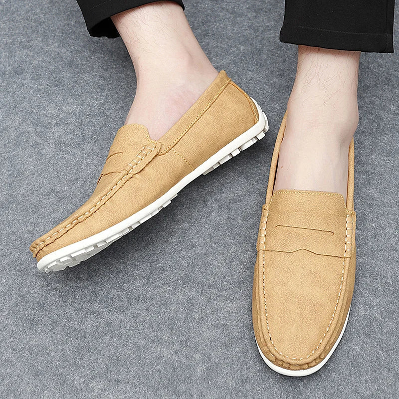 Men's Premium Hand-Stitched Classic Penny Loafers