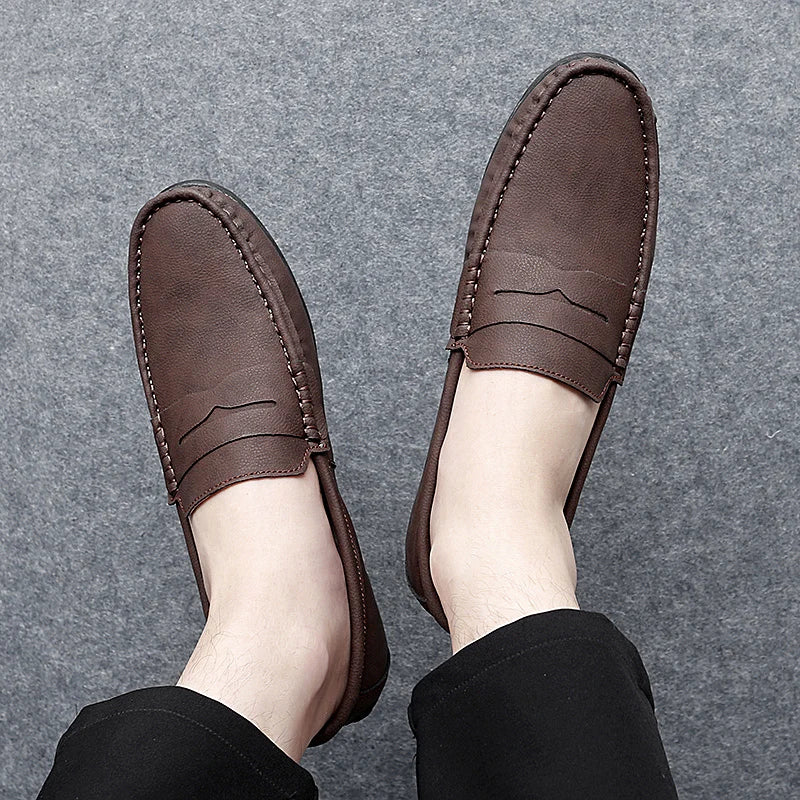 Men's Premium Hand-Stitched Classic Penny Loafers