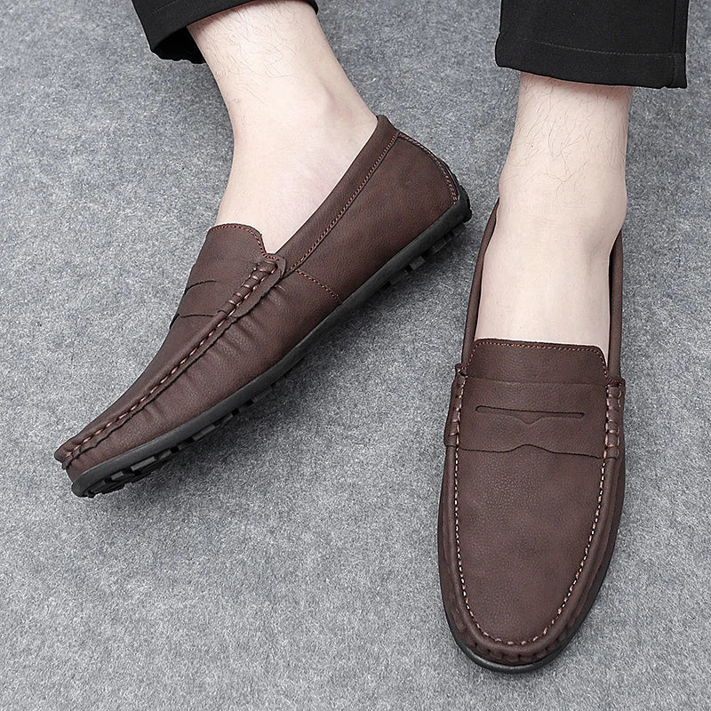 Men's Premium Hand-Stitched Classic Penny Loafers
