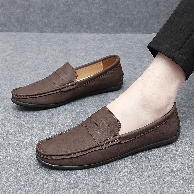 Men's Premium Hand-Stitched Classic Penny Loafers