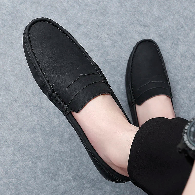 Men's Premium Hand-Stitched Classic Penny Loafers