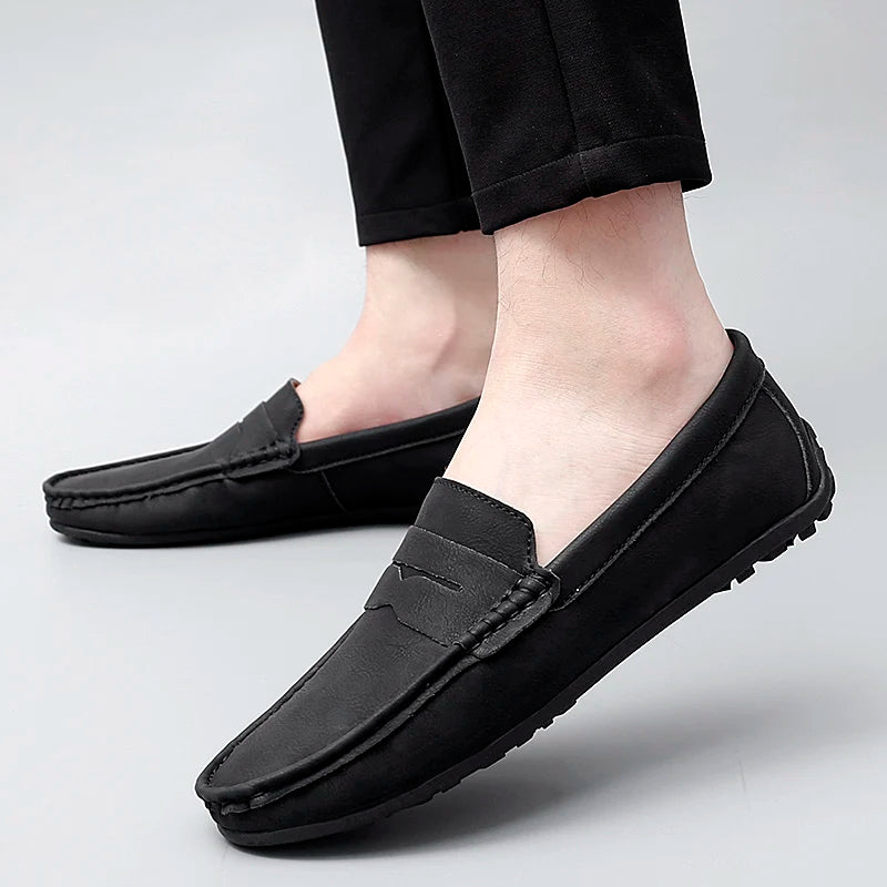 Men's Premium Hand-Stitched Classic Penny Loafers