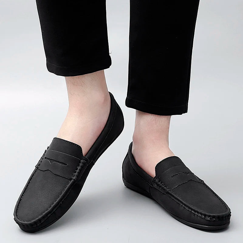 Men's Premium Hand-Stitched Classic Penny Loafers