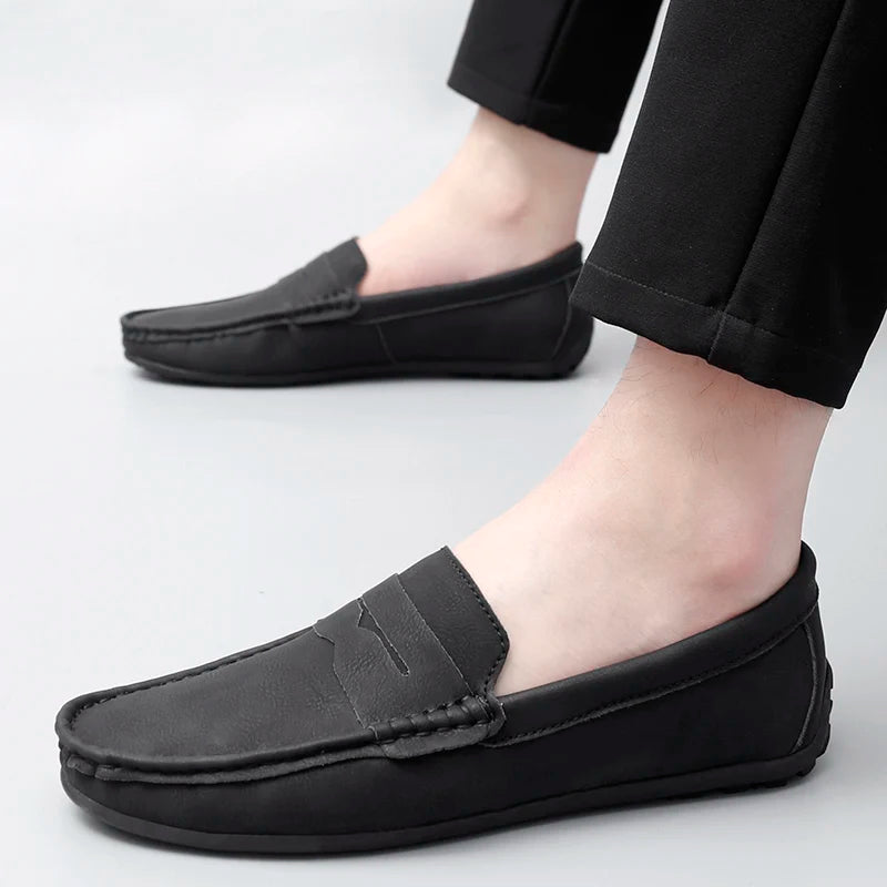 Men's Premium Hand-Stitched Classic Penny Loafers