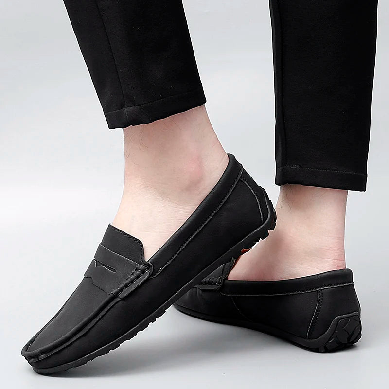 Men's Premium Hand-Stitched Classic Penny Loafers