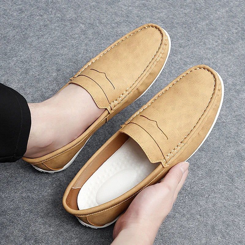 Men's Premium Hand-Stitched Classic Penny Loafers