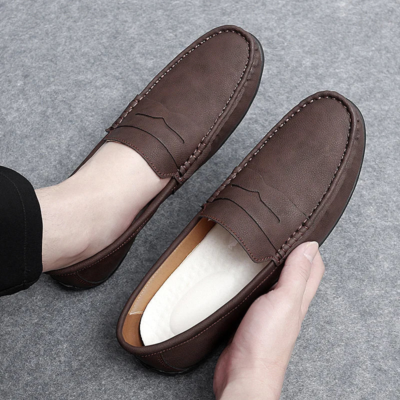 Men's Premium Hand-Stitched Classic Penny Loafers