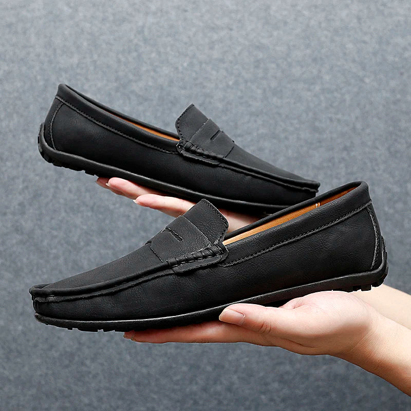Men's Premium Hand-Stitched Classic Penny Loafers