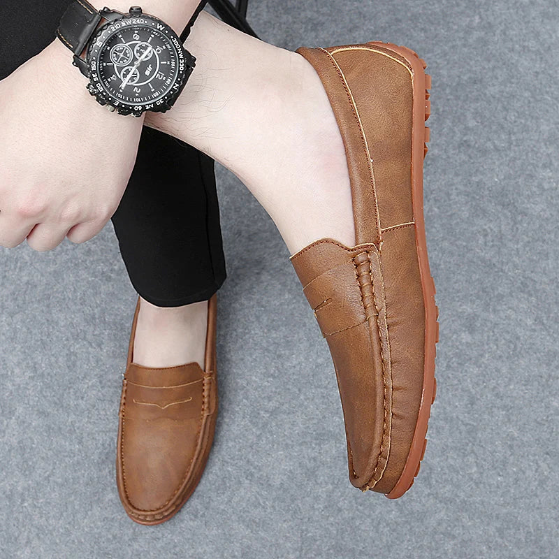 Men's Premium Hand-Stitched Classic Penny Loafers