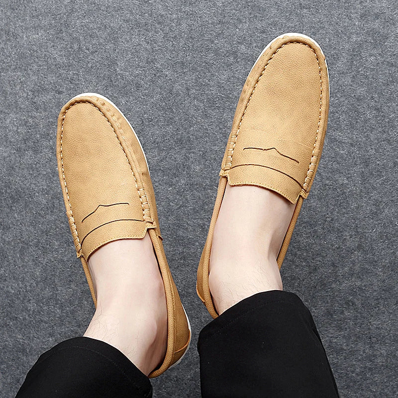 Men's Premium Hand-Stitched Classic Penny Loafers