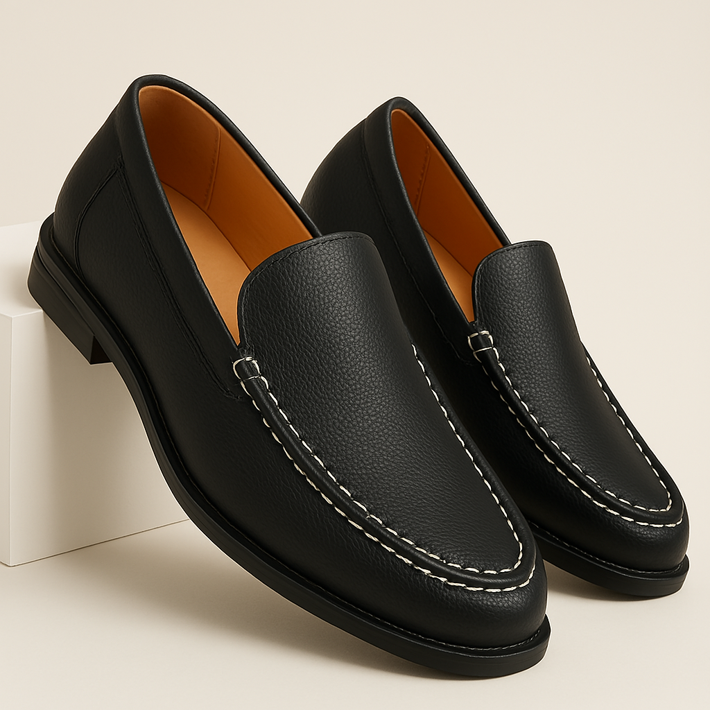 Men's Premium Slip-On Loafers with Cushioned Footbed