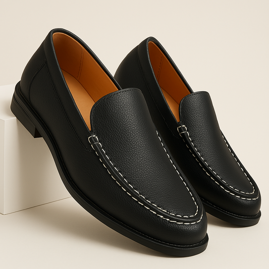 Men's Premium Slip-On Loafers with Cushioned Footbed