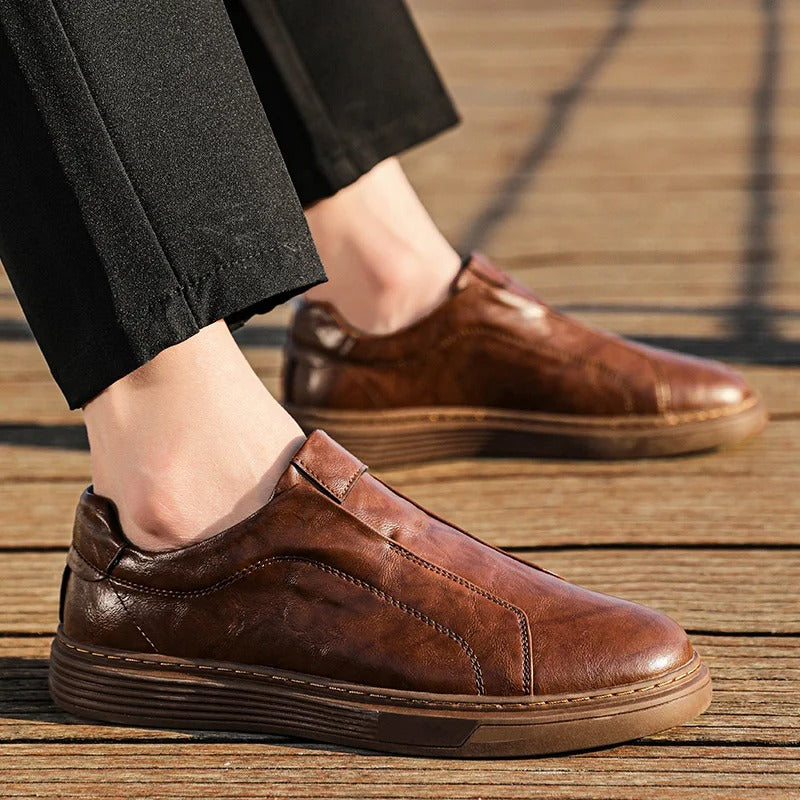 Men's Laceless Slip-On Casual Sneakers