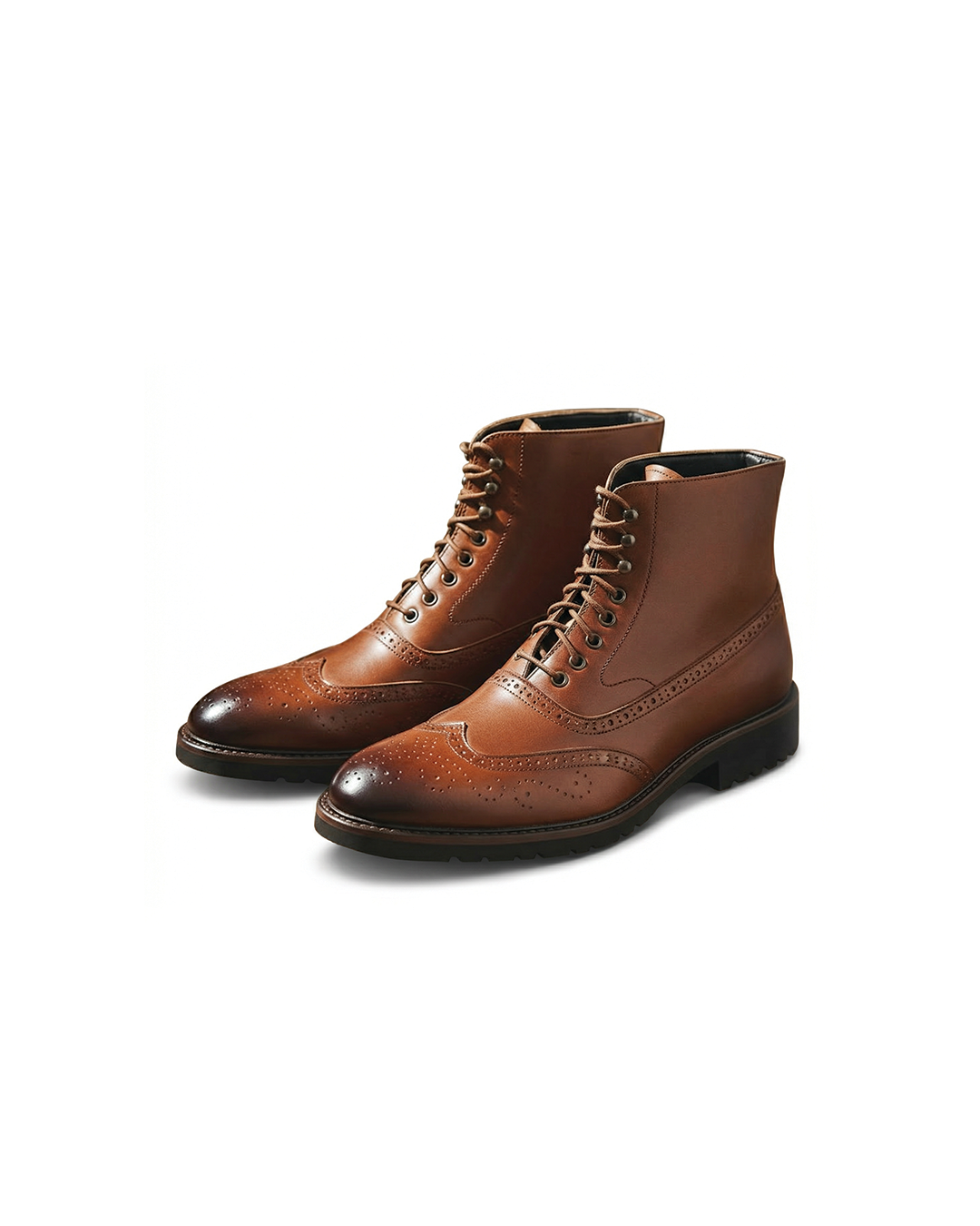 Men's Premium Full-Grain Ankle Boots with Goodyear Welt Construction