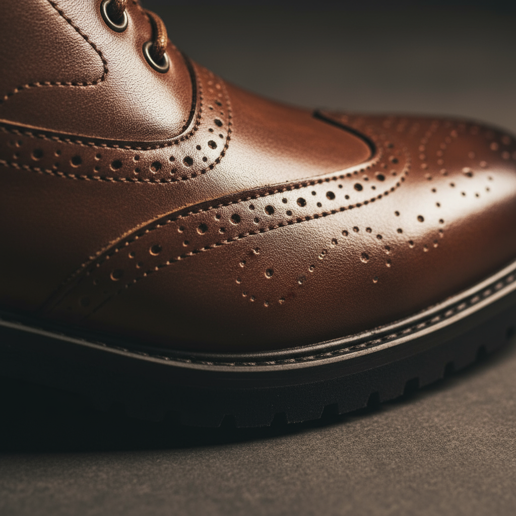 Men's Premium Full-Grain Ankle Boots with Goodyear Welt Construction