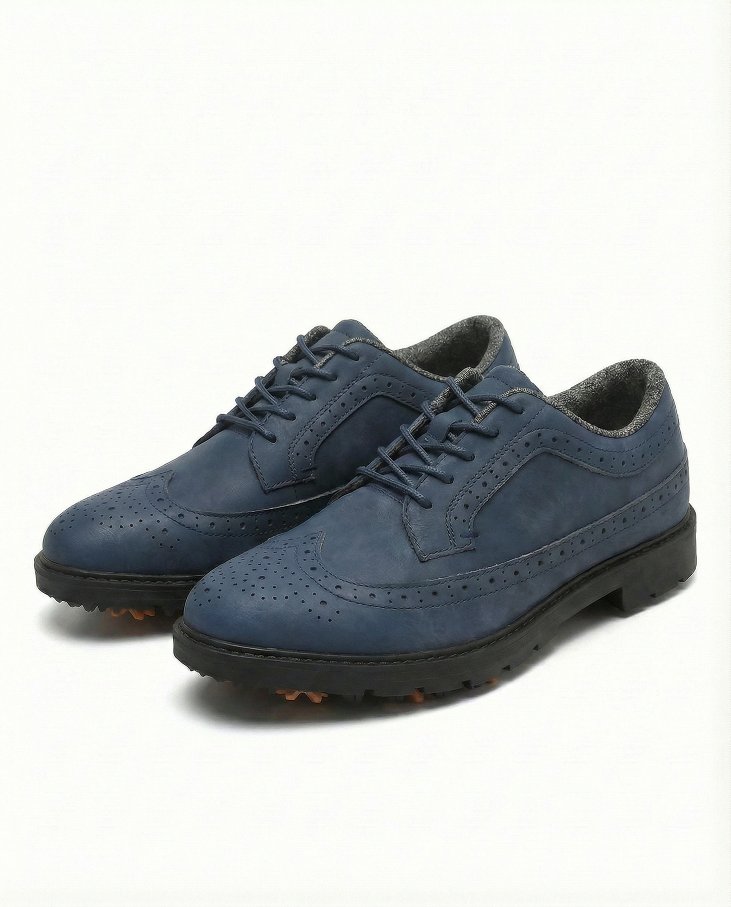 Men's Comfort Derby Shoes with Lugged Sole for Active Lifestyles