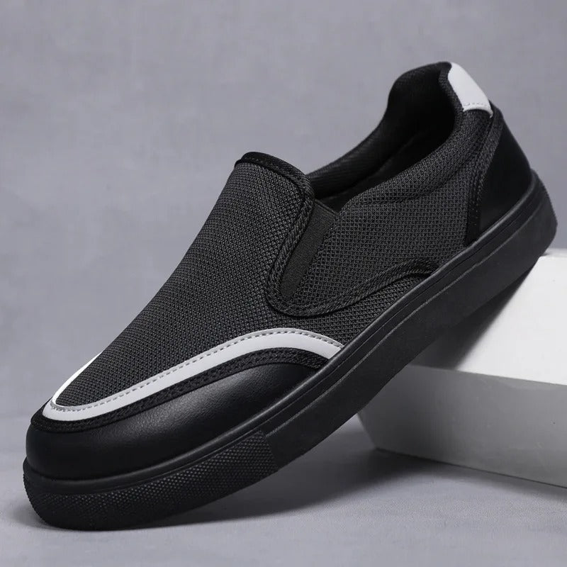 Men's Slip-On Deck Loafers with Cushioned Insole