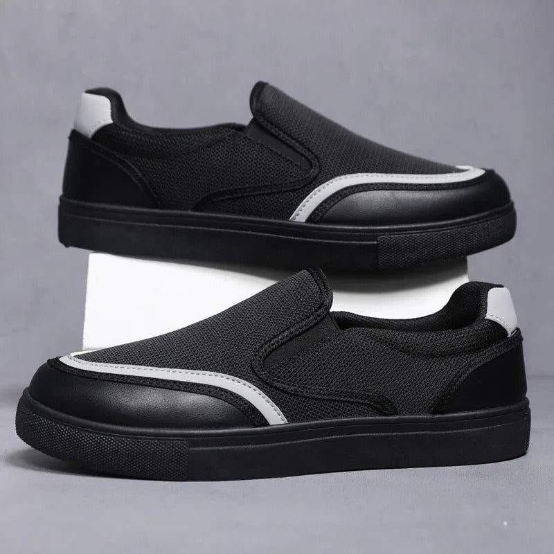 Men's Slip-On Deck Loafers with Cushioned Insole