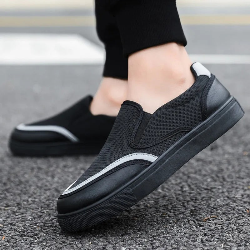 Men's Slip-On Deck Loafers with Cushioned Insole