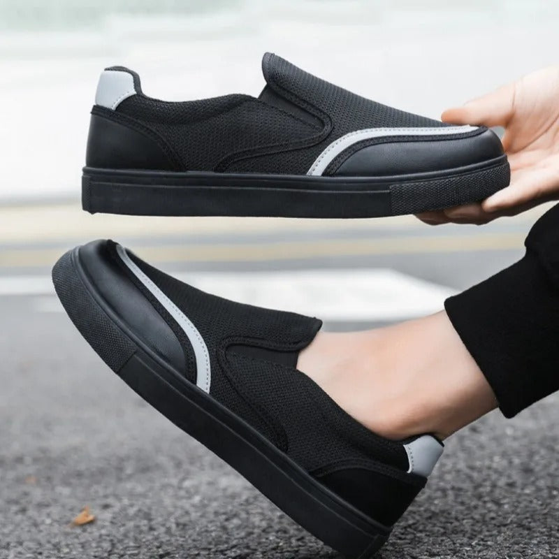Men's Slip-On Deck Loafers with Cushioned Insole