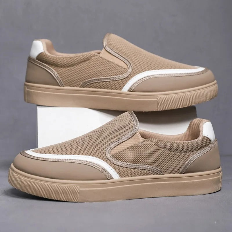 Men's Slip-On Deck Loafers with Cushioned Insole