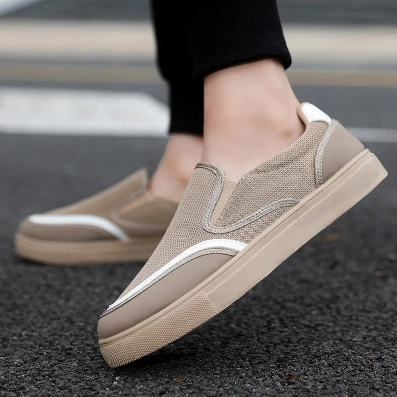 Men's Slip-On Deck Loafers with Cushioned Insole