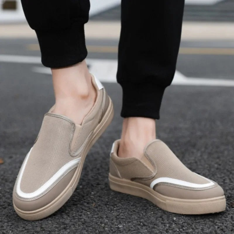 Men's Slip-On Deck Loafers with Cushioned Insole