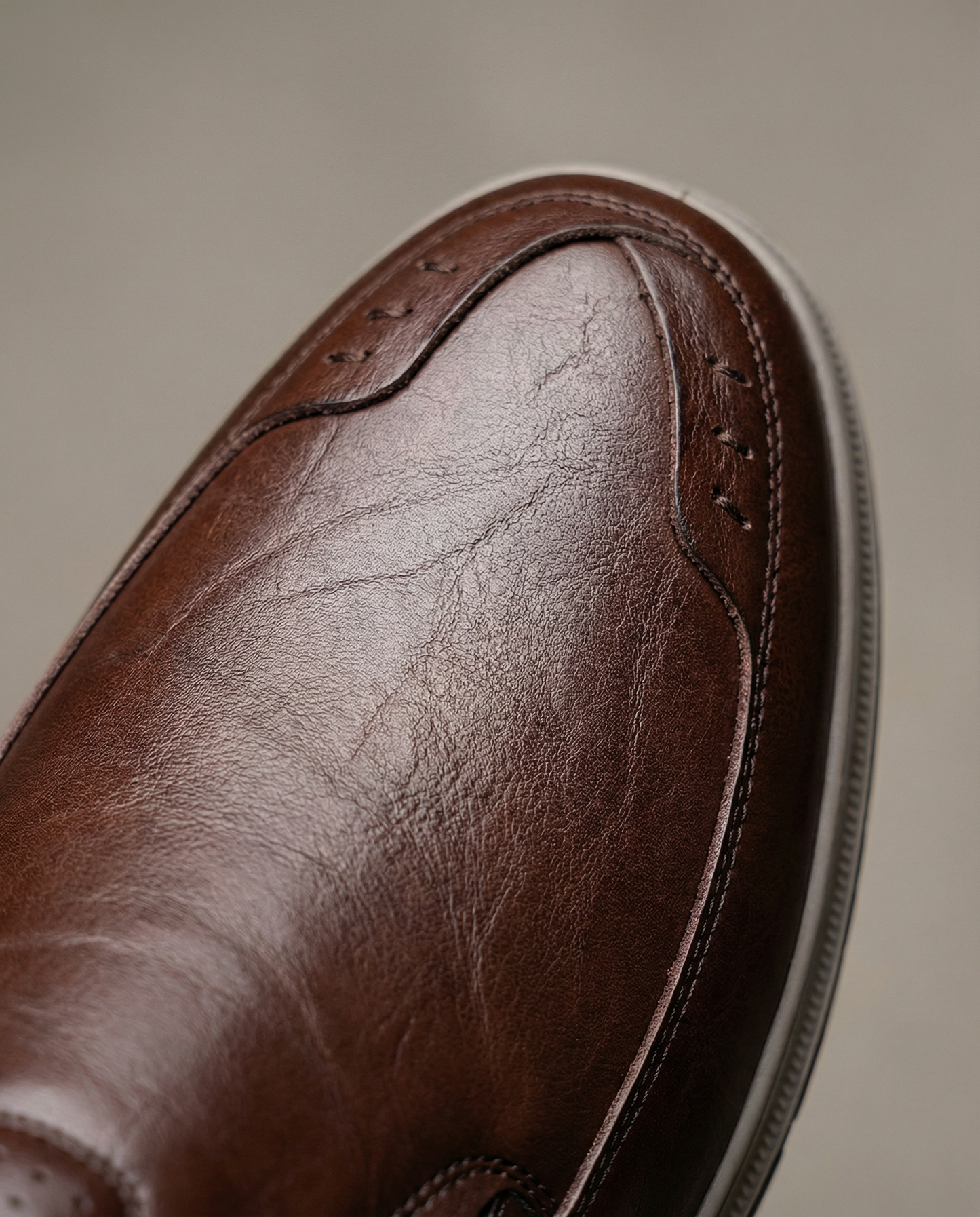 Men's Premium Full-Grain Slip-On Loafers in Brown and Black