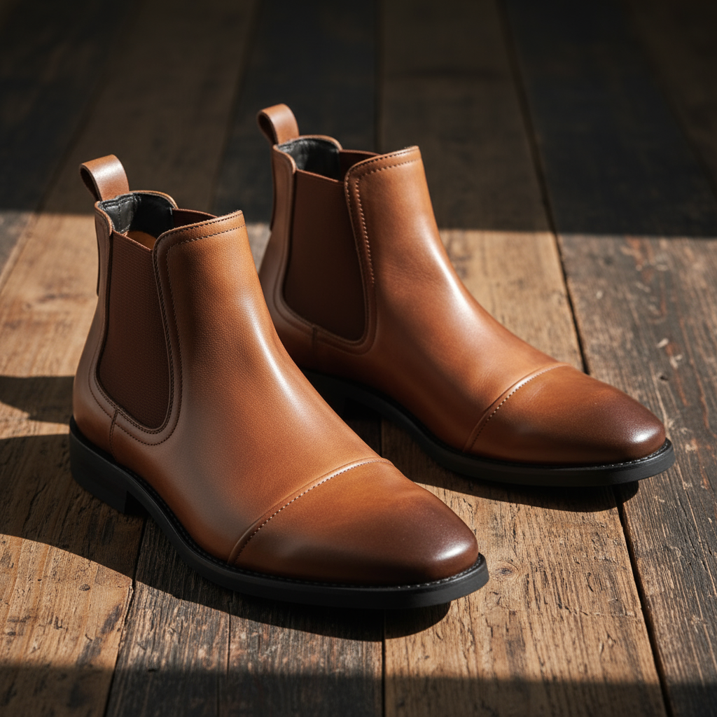 Men's Hand-Burnished Classic Chelsea Boots