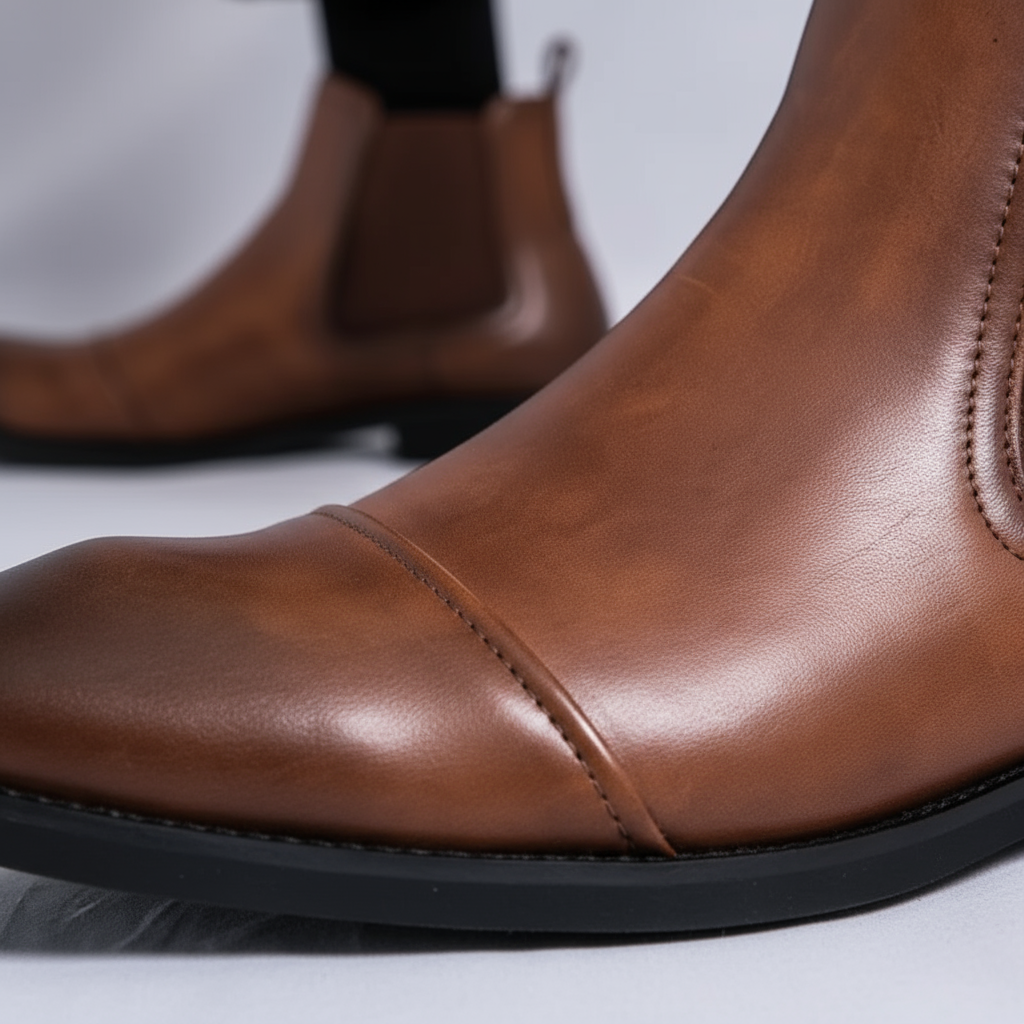 Men's Hand-Burnished Classic Chelsea Boots