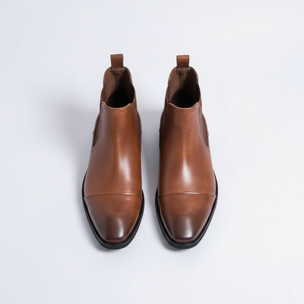 Men's Hand-Burnished Classic Chelsea Boots