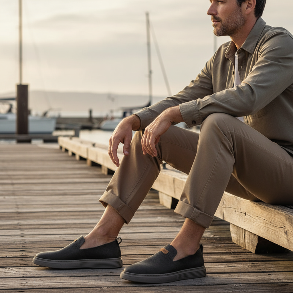 Men's Slip-On Classic Casual Loafers for All-Day Comfort