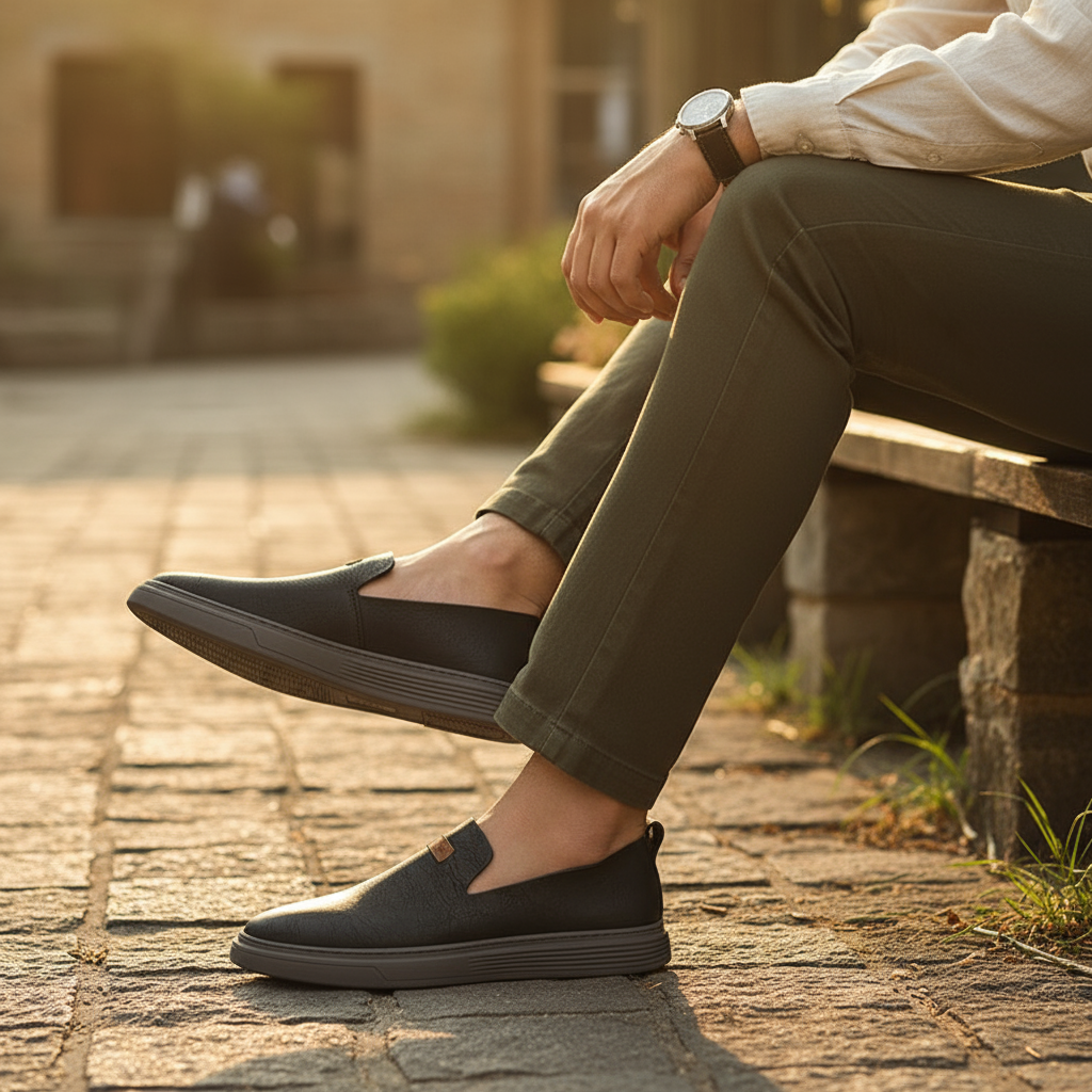 Men's Slip-On Classic Casual Loafers for All-Day Comfort