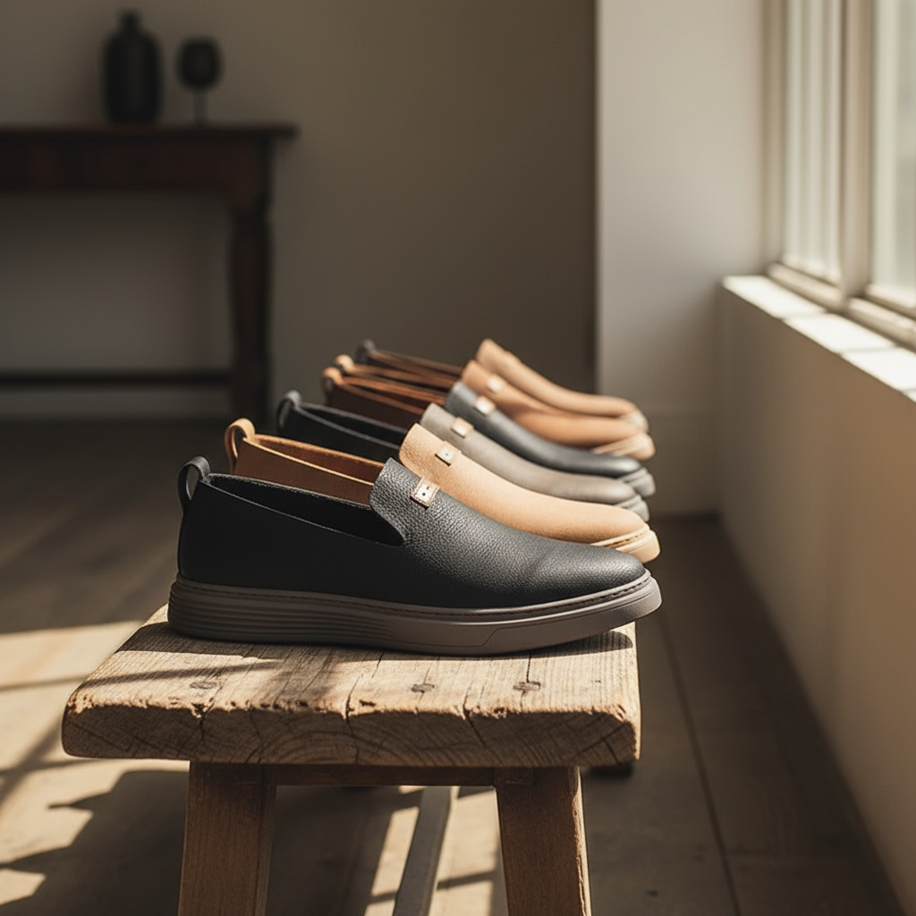 Men's Slip-On Classic Casual Loafers for All-Day Comfort