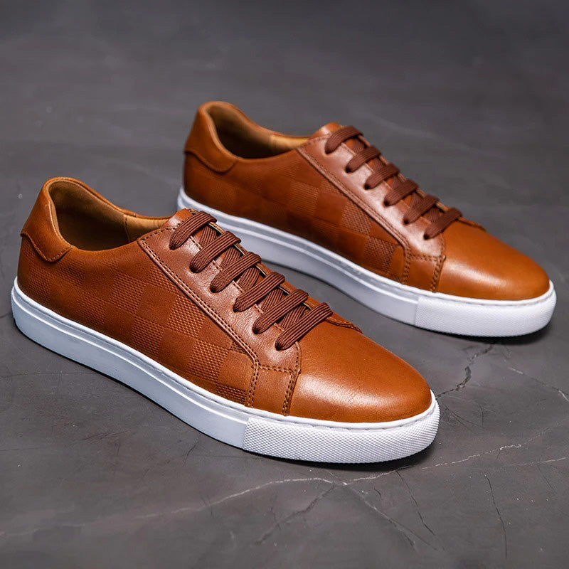 Men's Premium Low Top Sneakers with Cushioned Sole
