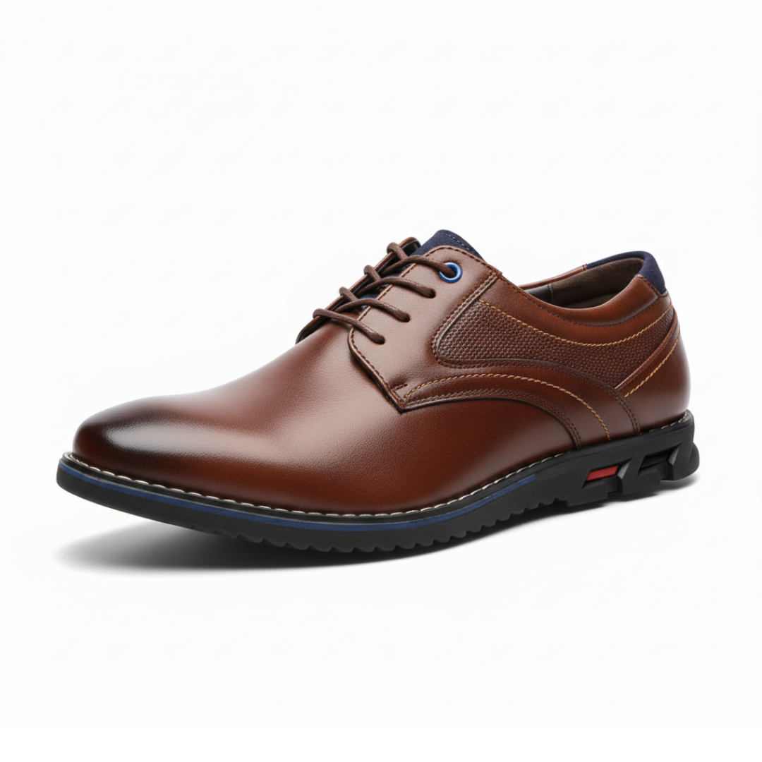 Men's Comfort Classic Dress Shoes with Breathable Lining