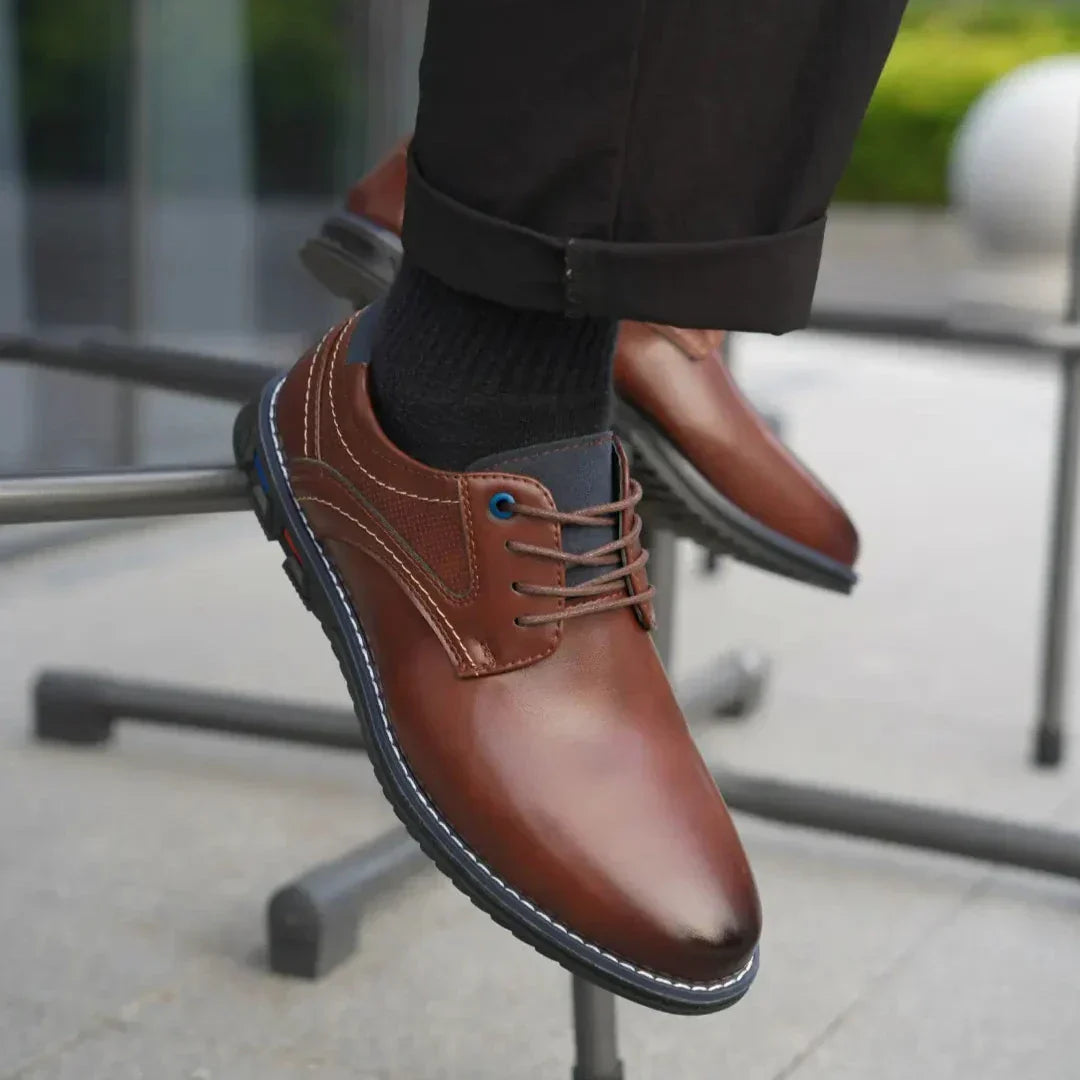 Men's Comfort Classic Dress Shoes with Breathable Lining