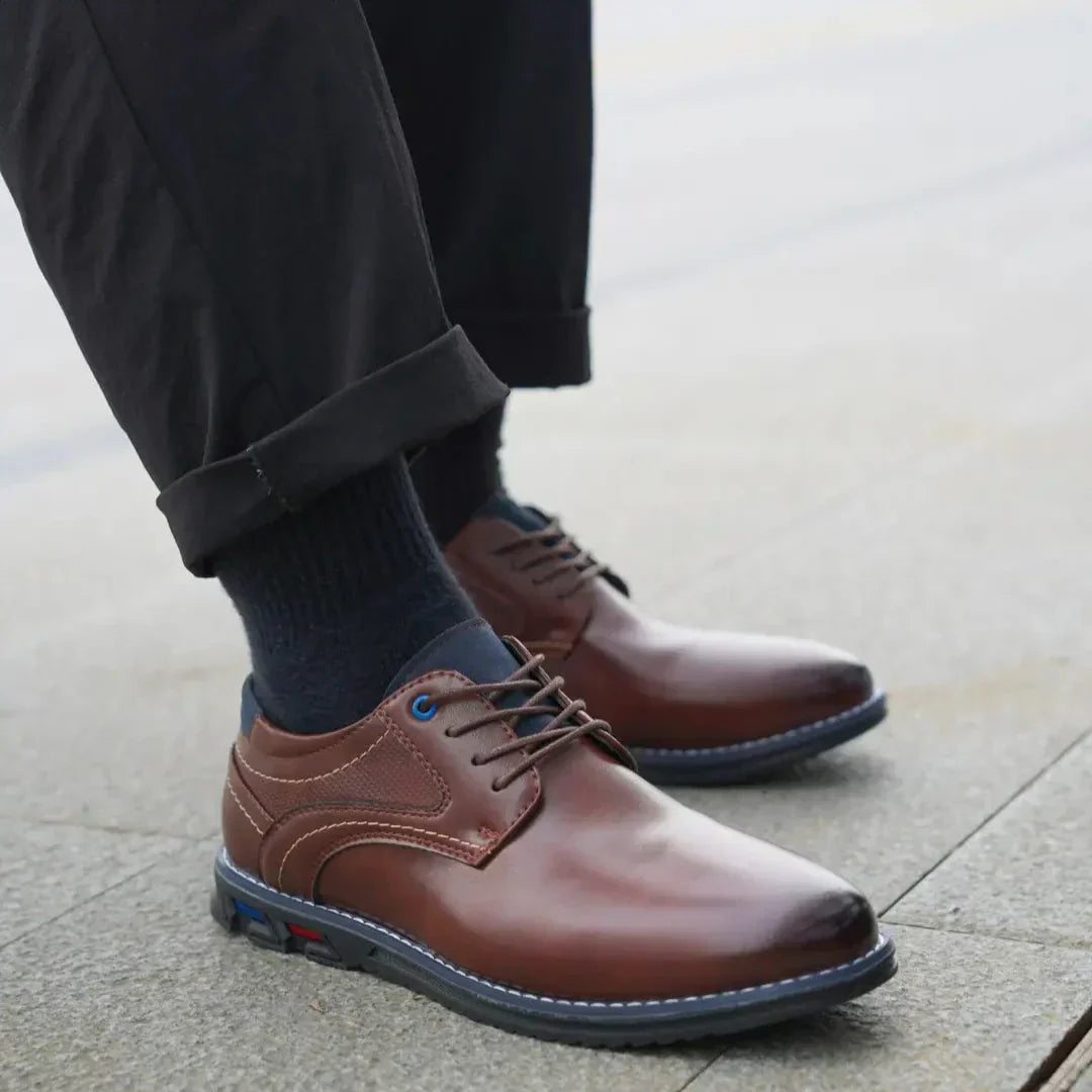 Men's Comfort Classic Dress Shoes with Breathable Lining