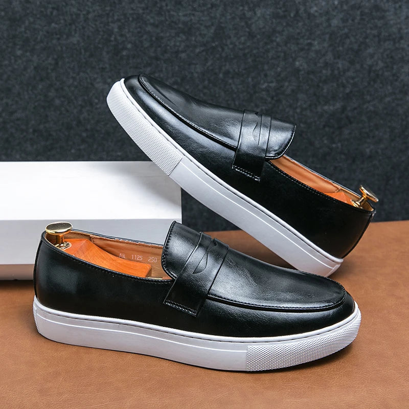 Men's Premium Classic Penny Loafers with Lightweight Sole