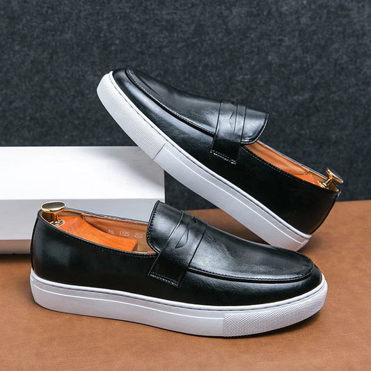 Men's Premium Classic Penny Loafers with Lightweight Sole